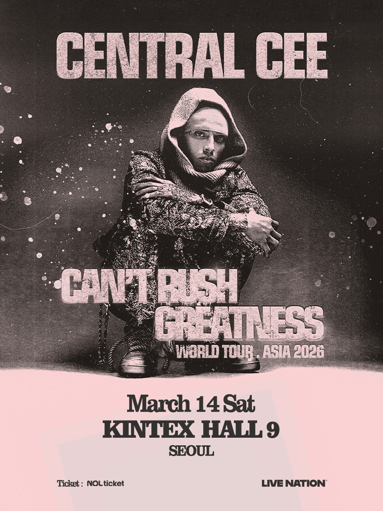 센트럴 씨 첫 단독 내한공연, Central Cee: CAN'T RUSH GREATNESS WORLD TOUR