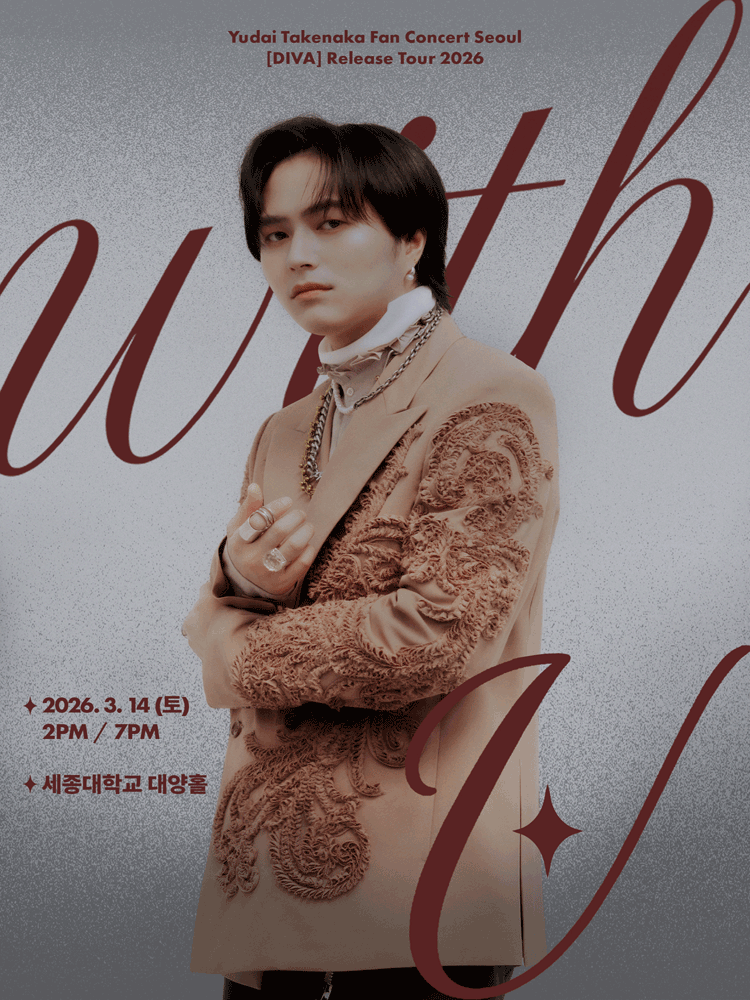 Yudai Takenaka fan concert seoul with U: DIVA Release Tour