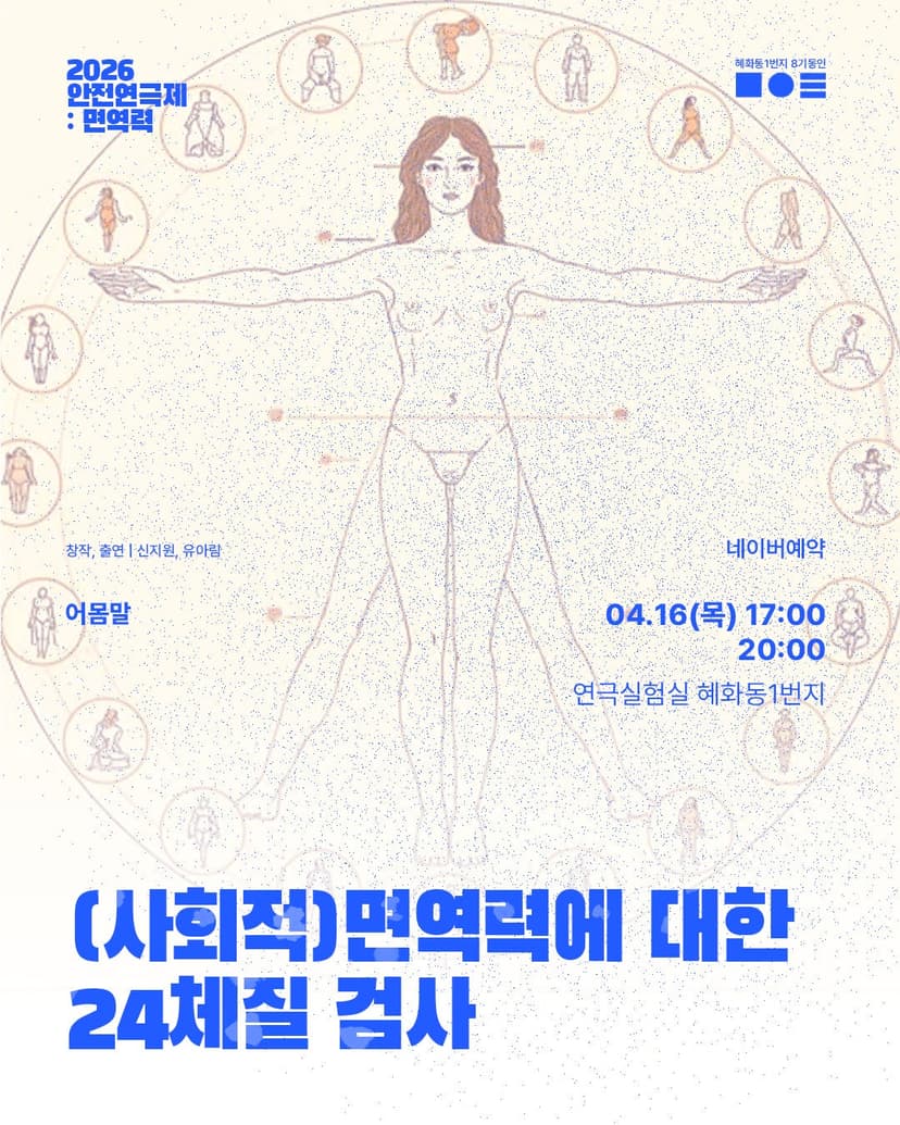 안전 연극제: 면역력, (사회적) 면역력에 대한 24체질 검사