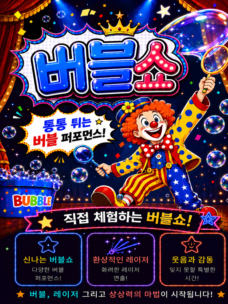 매직버블쇼 [진주]