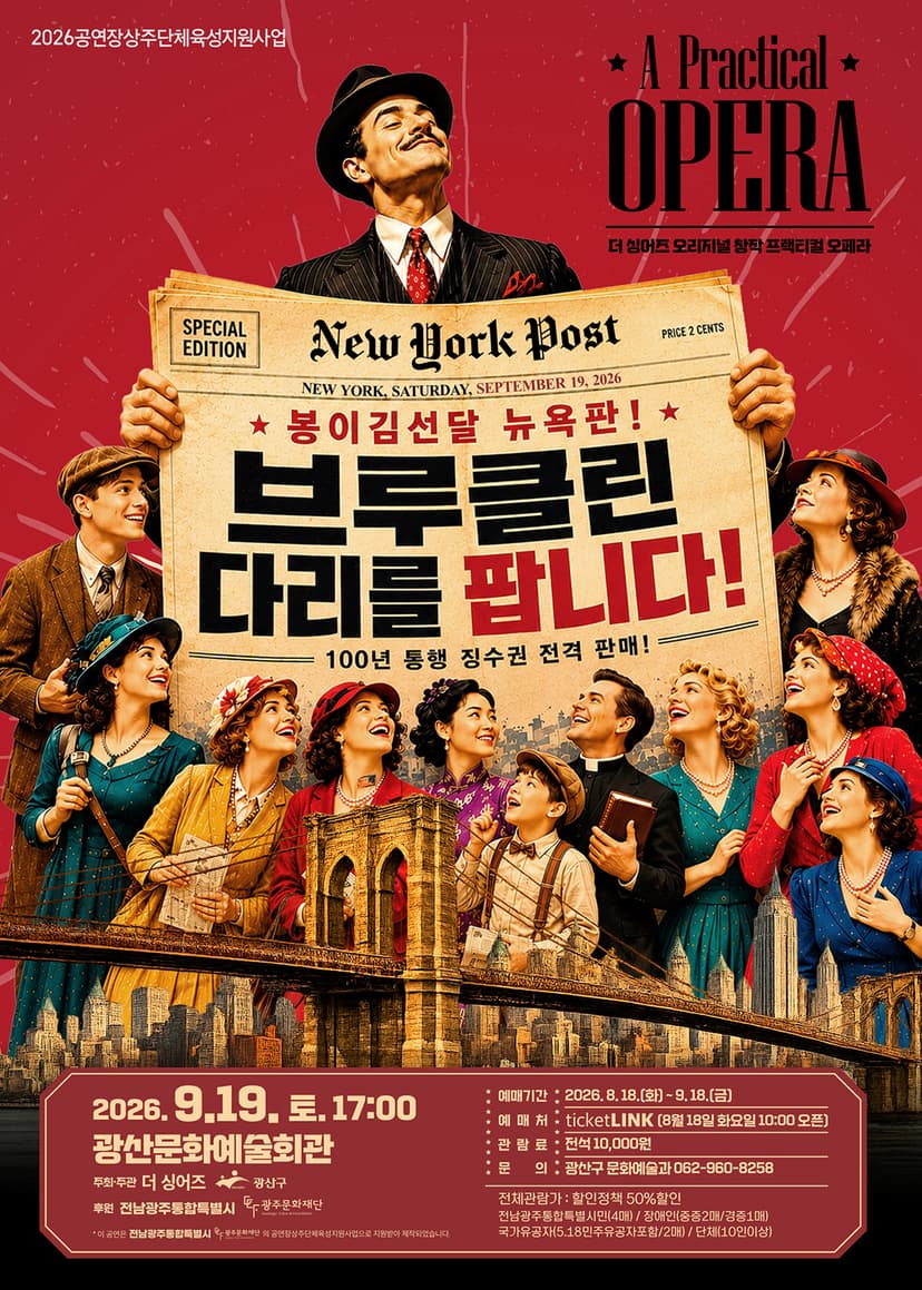 브루클린 다리를 팝니다 [광주]