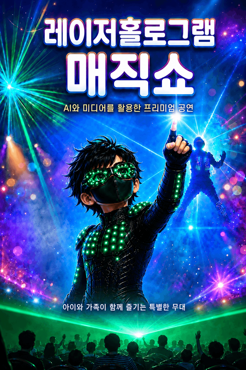레이저홀로그램 매직쇼 [부천]