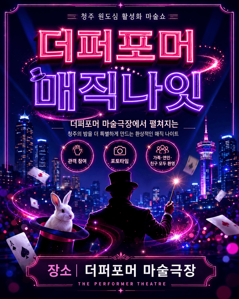 더퍼포머 매직나잇 [청주]