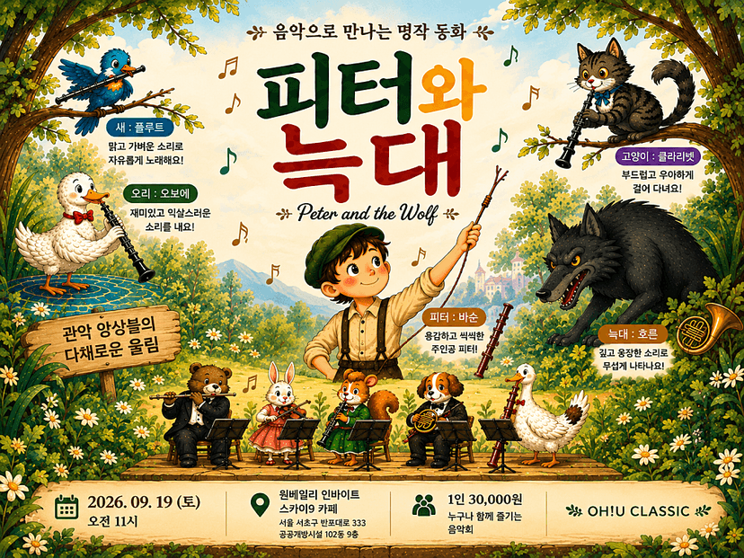 OH!UCLASSIC, 피터와 늑대 [서울 서초]