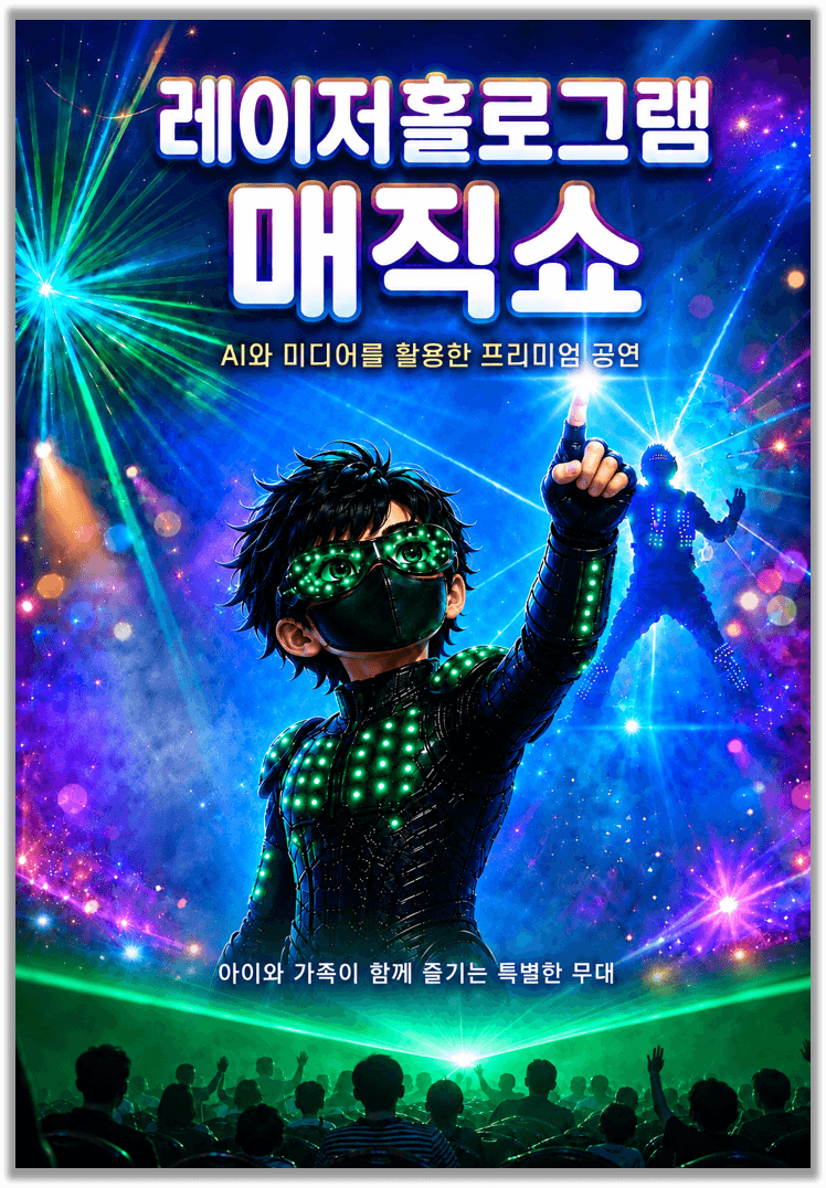 레이저홀로그램 매직쇼 [화성]